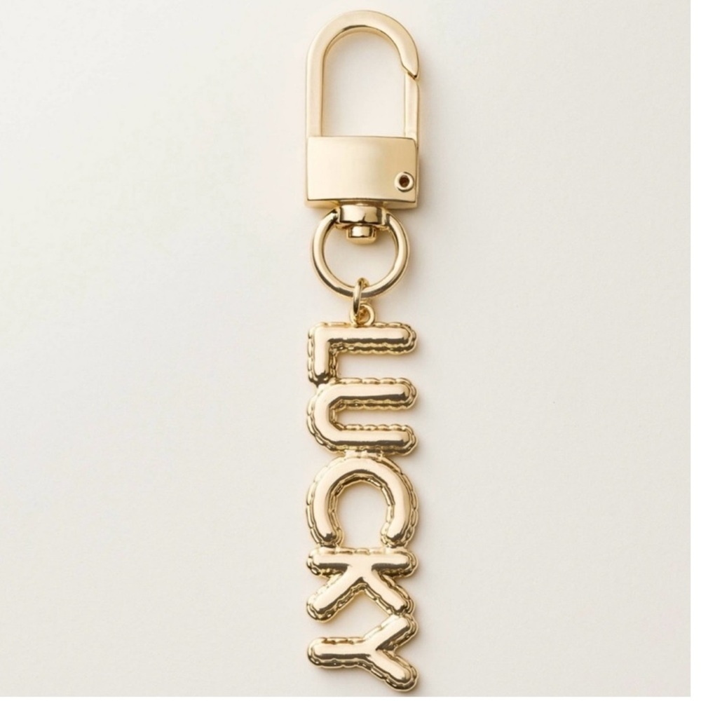 Kate Spade Gold Lucky Keychain Target